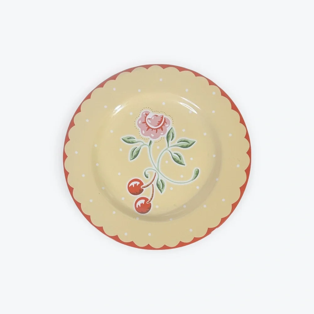 Set of 4 Mary‎ Engelbreit Cherry Blossom Dessert Plates by Sakura